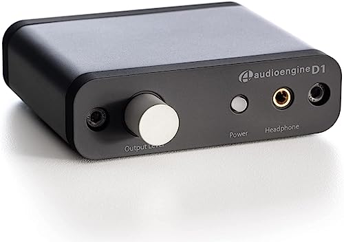 Audioengine D1 32-bit Desktop DAC and Headphone Amp, Preamp, Laptop, Amplifier, Gamers and Musicians