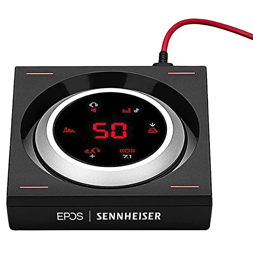 EPOS | Sennheiser GSX 1000 Gaming Audio Amplifier / External Sound Card, with 7.1 Surround Sound, Side Tone, Gaming DAC and EQ, Headphone amp Compatible with Windows, Mac, Laptops and Desktops.